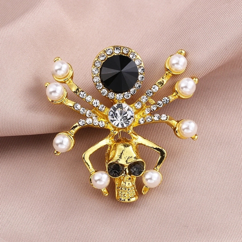 Luxurious Pin Geometric Alloy Inlay Artificial Pearls Rhinestones Women’S Brooches