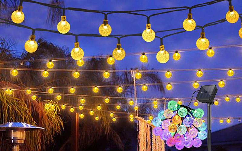Tegooe USB Powered LED Curtain String Lights with Remote - 8 Modes