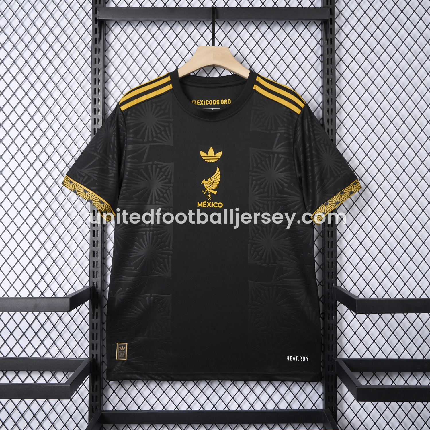 Mexico 2025 Gold Cup Home Black Jersey - Fans Version