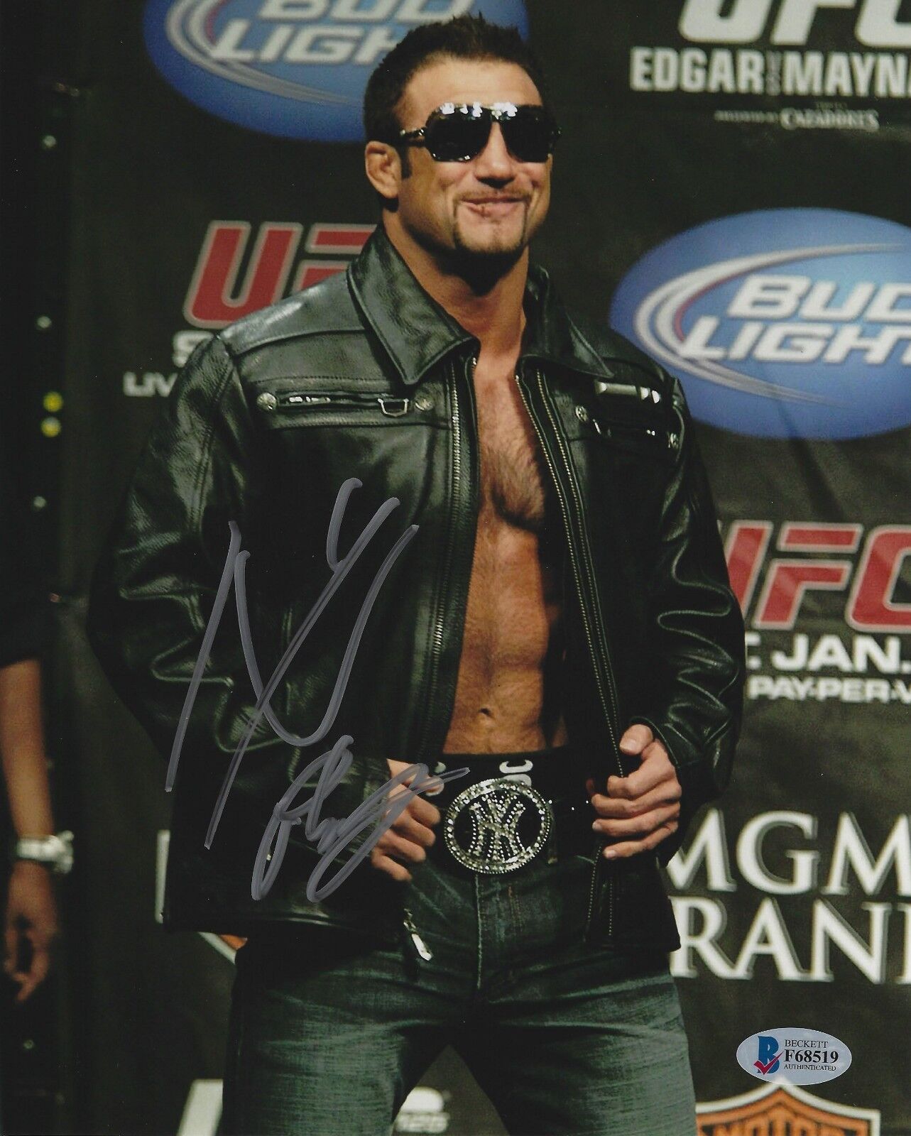 Phil Baroni Signed 8x10 Photo Poster painting BAS Beckett COA UFC Pride FC Picture Autograph 37