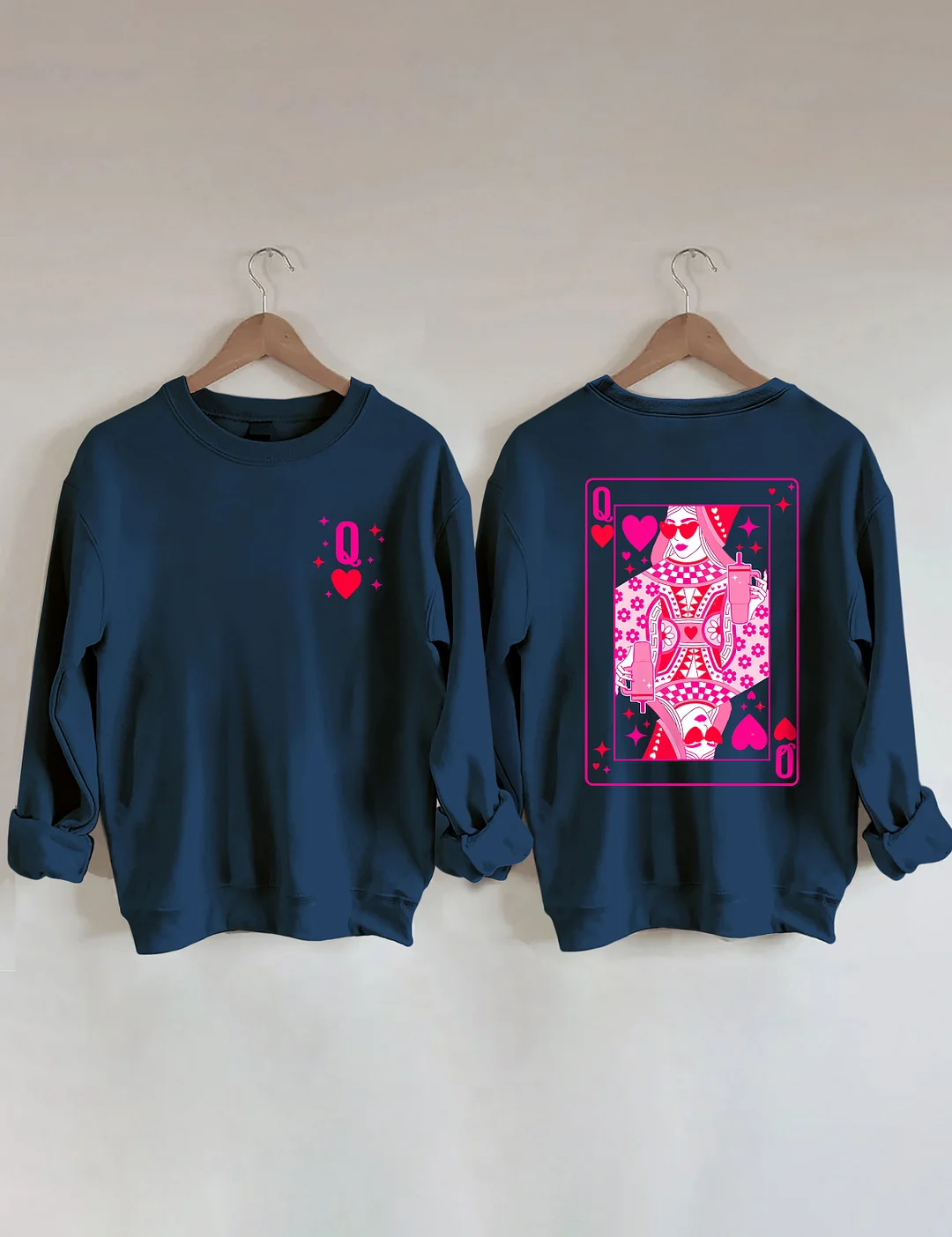  Queen Of Hearts Valentine's Day Sweatshirt 