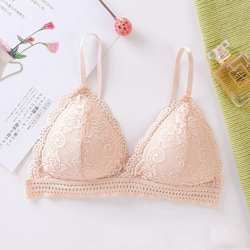 Billionm Cup Push Up Bra Women Lace Underwear Lingerie Seamless Sexy Bralette Adjusted Thin Brassiere New Arrived Triangle Cups