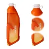 680ml Cycling Aerodynamic Water Bottle Bracket Set Large Capacity Bicycle Wind-Breaking Bottle  Proof Riding Water Kettle Frame Set For Outdoor Cycling Quick Hydration