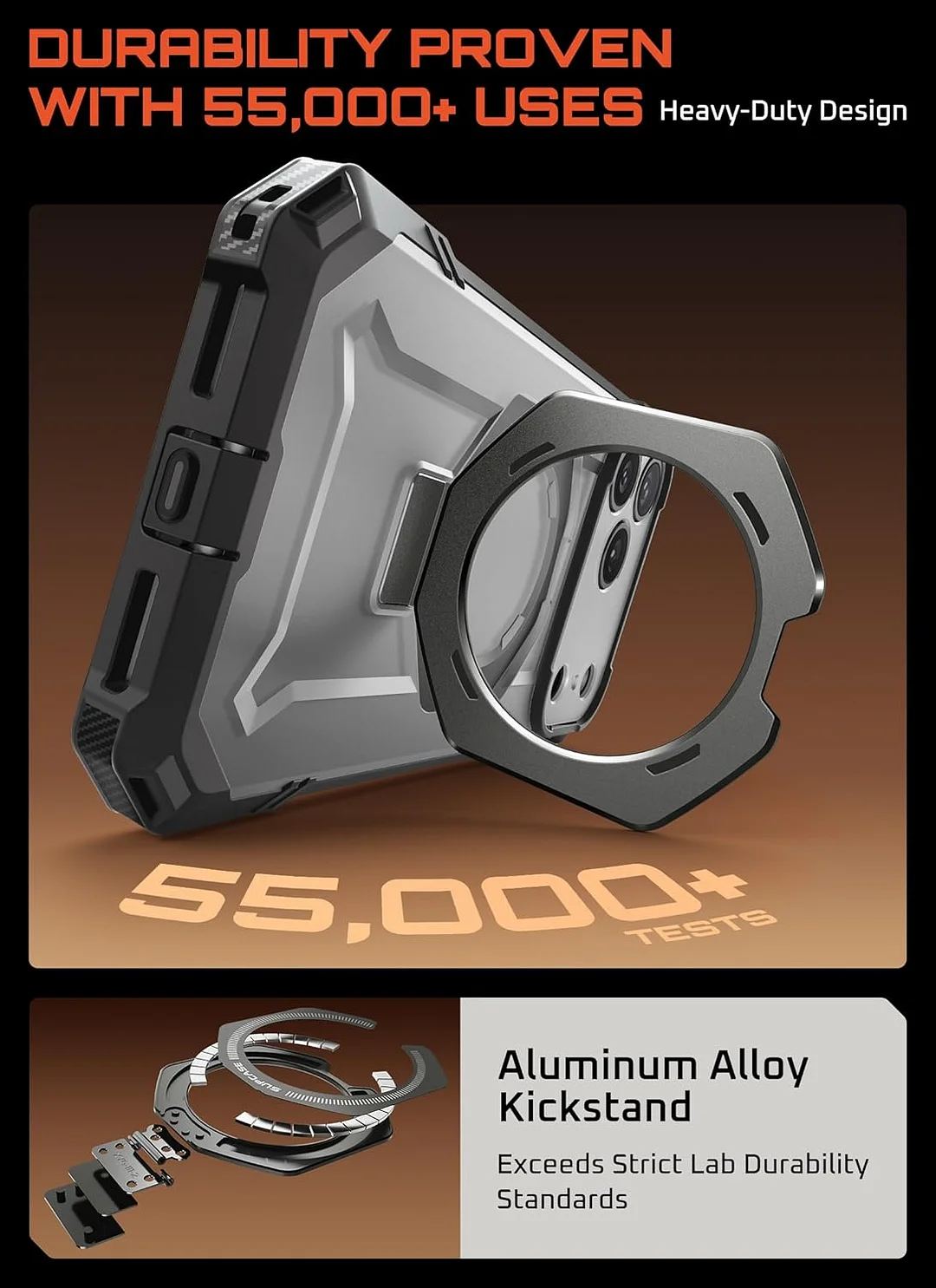 Compatible with iPhone 17 Pro Max Case with Kickstand (Unicorn Beetle Grip), [Camera Control Cover] [MagSafe Compatible] [Military-Grade Drop Protection] Heavy Duty Magnetic Phone Case