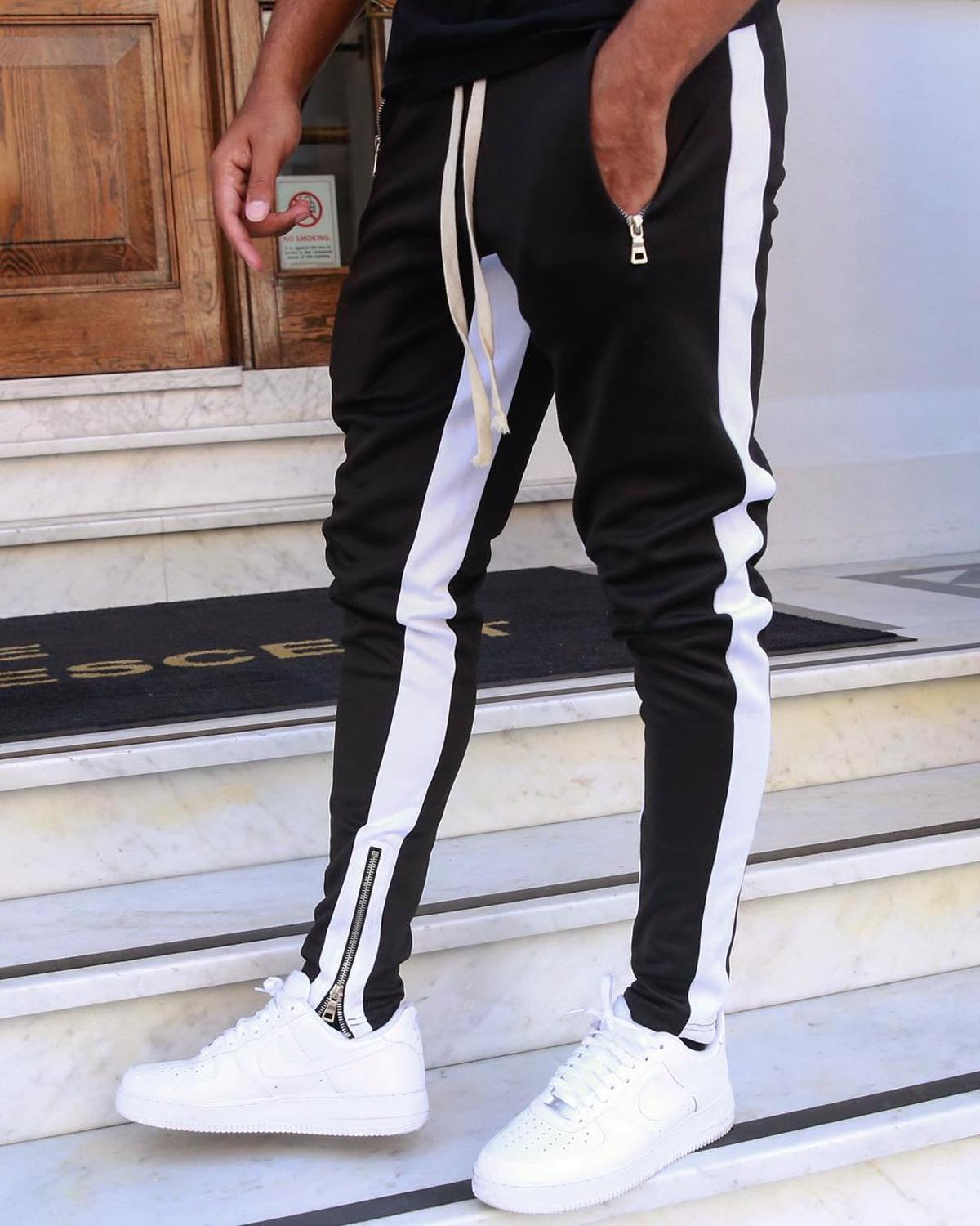 Men's Cotton Jogging Fitness Leggings Pants