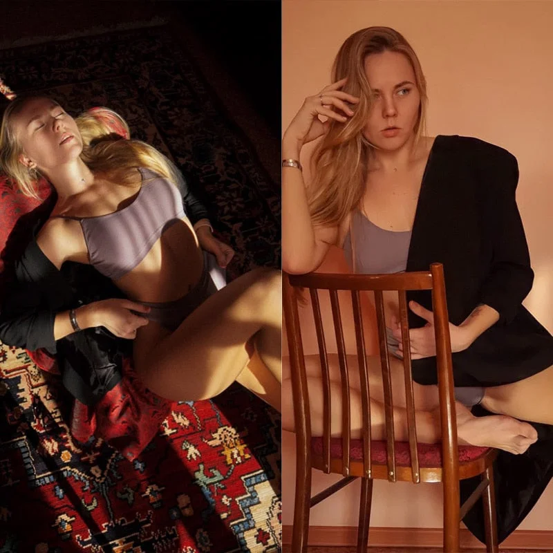 Bra Set Women Underwear Sexy Crop Top Suit Bralette Female Lingerie Girls Fashion Brassiere Basic Stretchy Ribbed Tank Tops