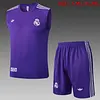 2025/2026 Real Madrid Pre-Match Training Black Vest+Shorts Football1:1 Thai Quality
