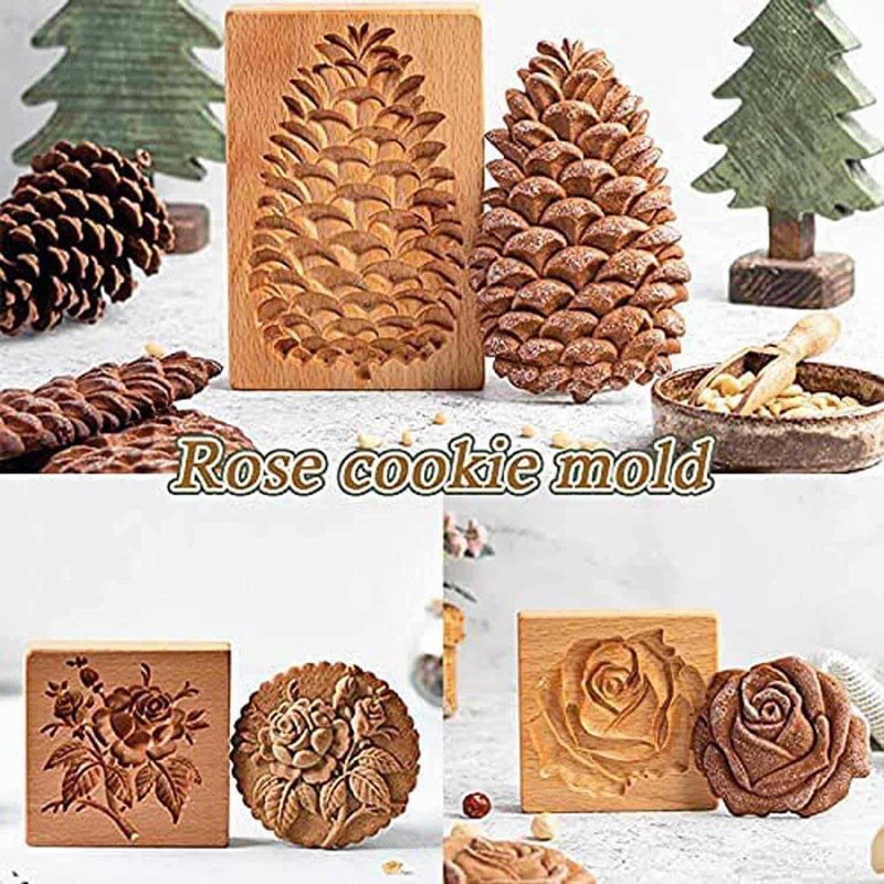 Cookie cutter Wooden Baking Mold