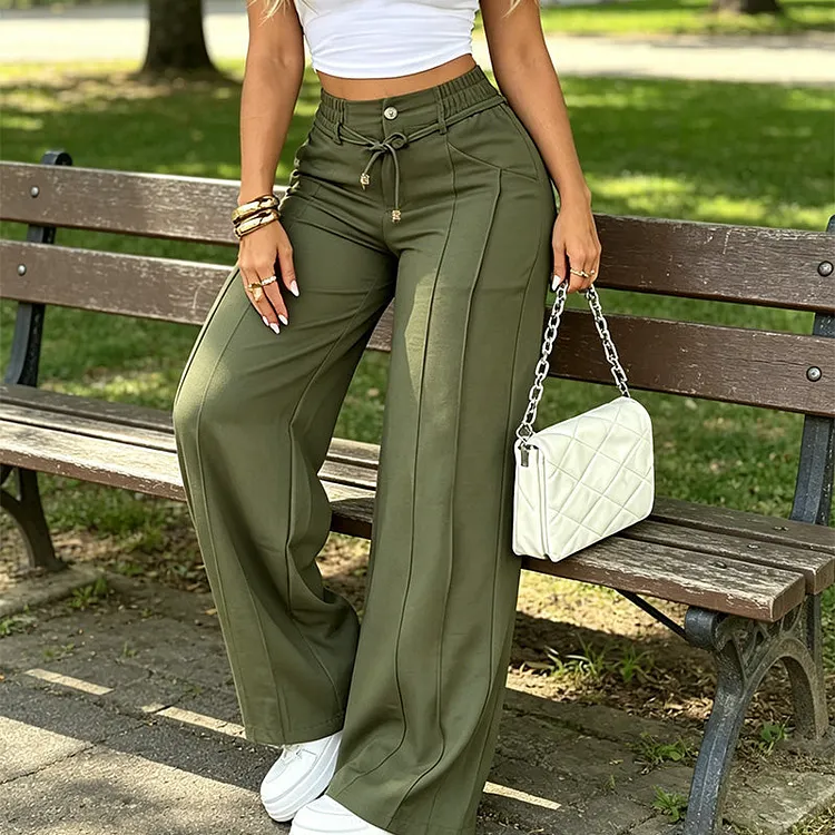 ⏳Limited-time 50% off⏰Women&rsquo;s High-Waisted Straight Leg Trousers👖