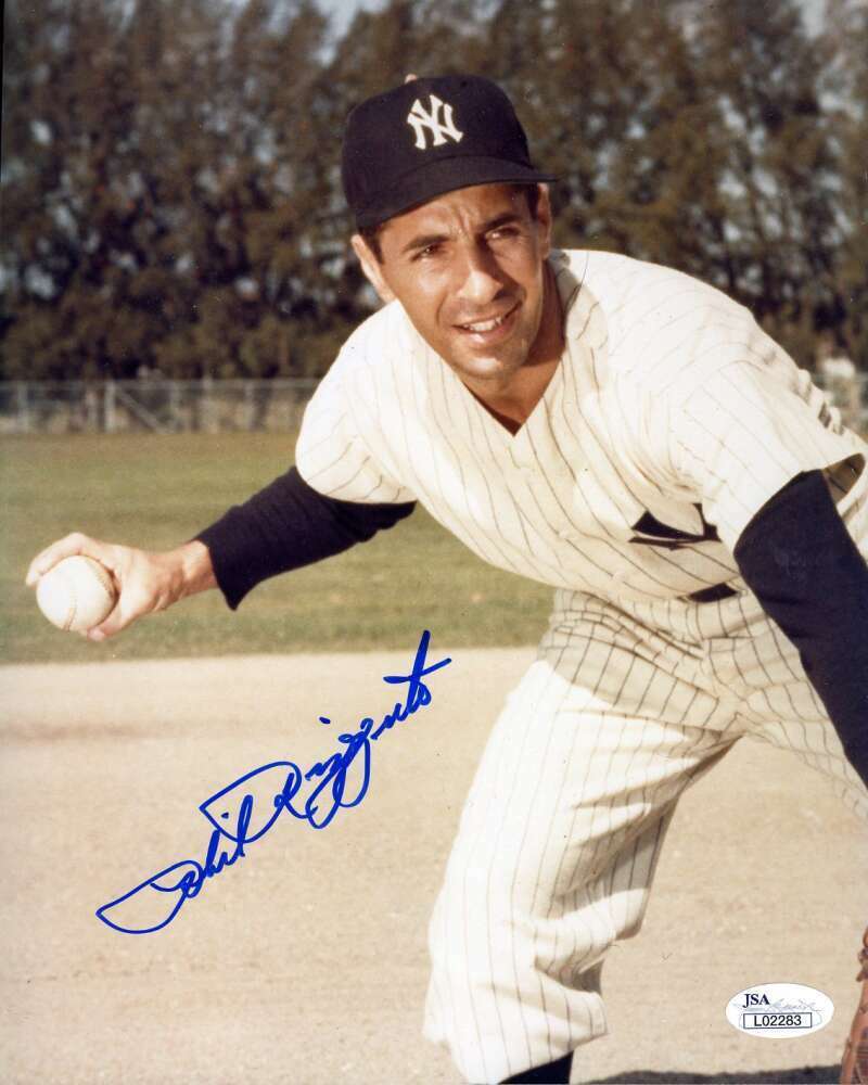 Phil Rizzuto Jsa Coa Autograph Hand Signed 8X10 Photo Poster painting