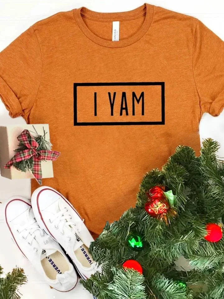 She's My Sweet Potato I Yam Christmas Matching T-shirts