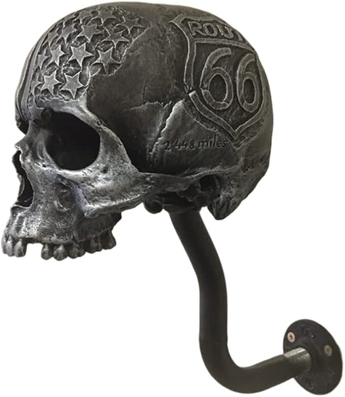 Skull Motorcycle Helmet Stand