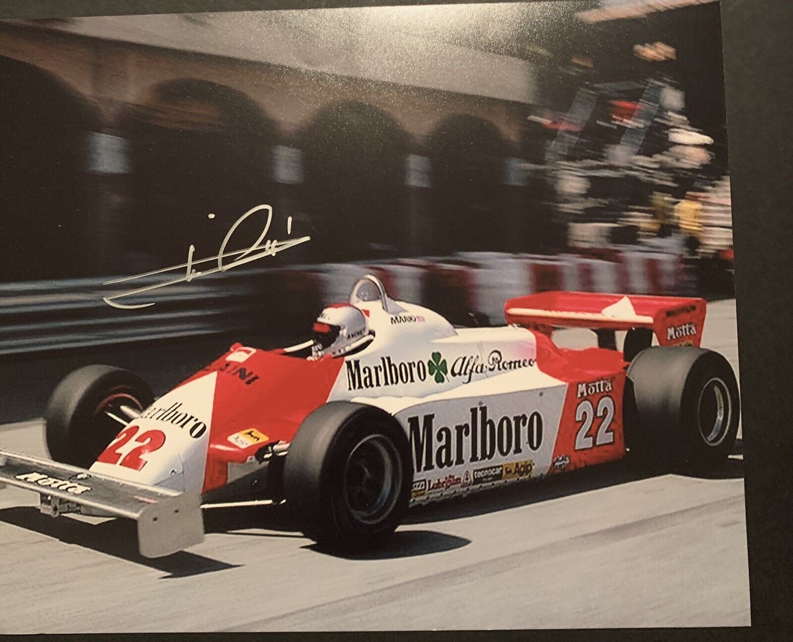 mario andretti Signed 8x10 Photo Poster painting Pic