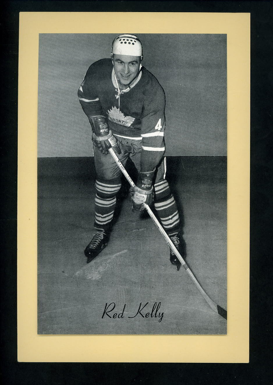 # 413 B Red Kelly with Helmet 1944-63 Beehive Group 2 Photo Poster paintings Toronto Maple Leafs