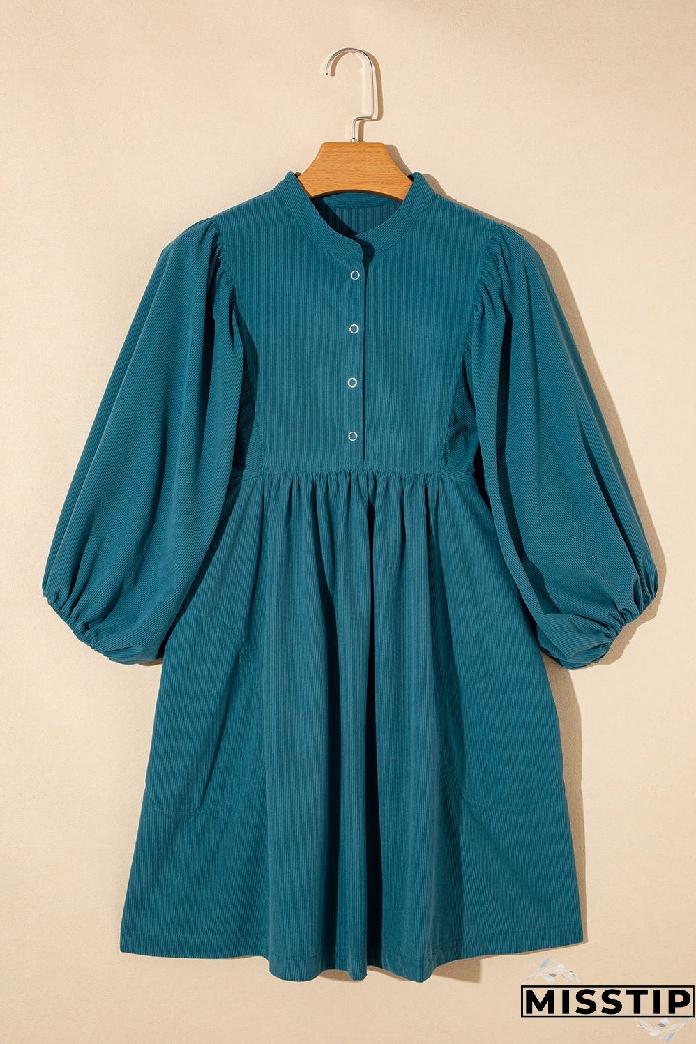 Casual Maternity Corduroy Dress