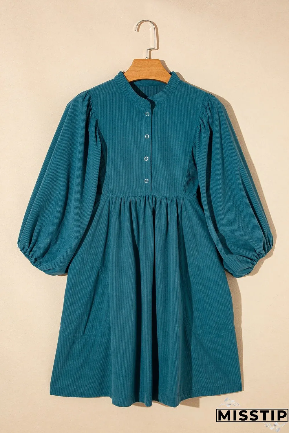 Casual Maternity Corduroy Dress