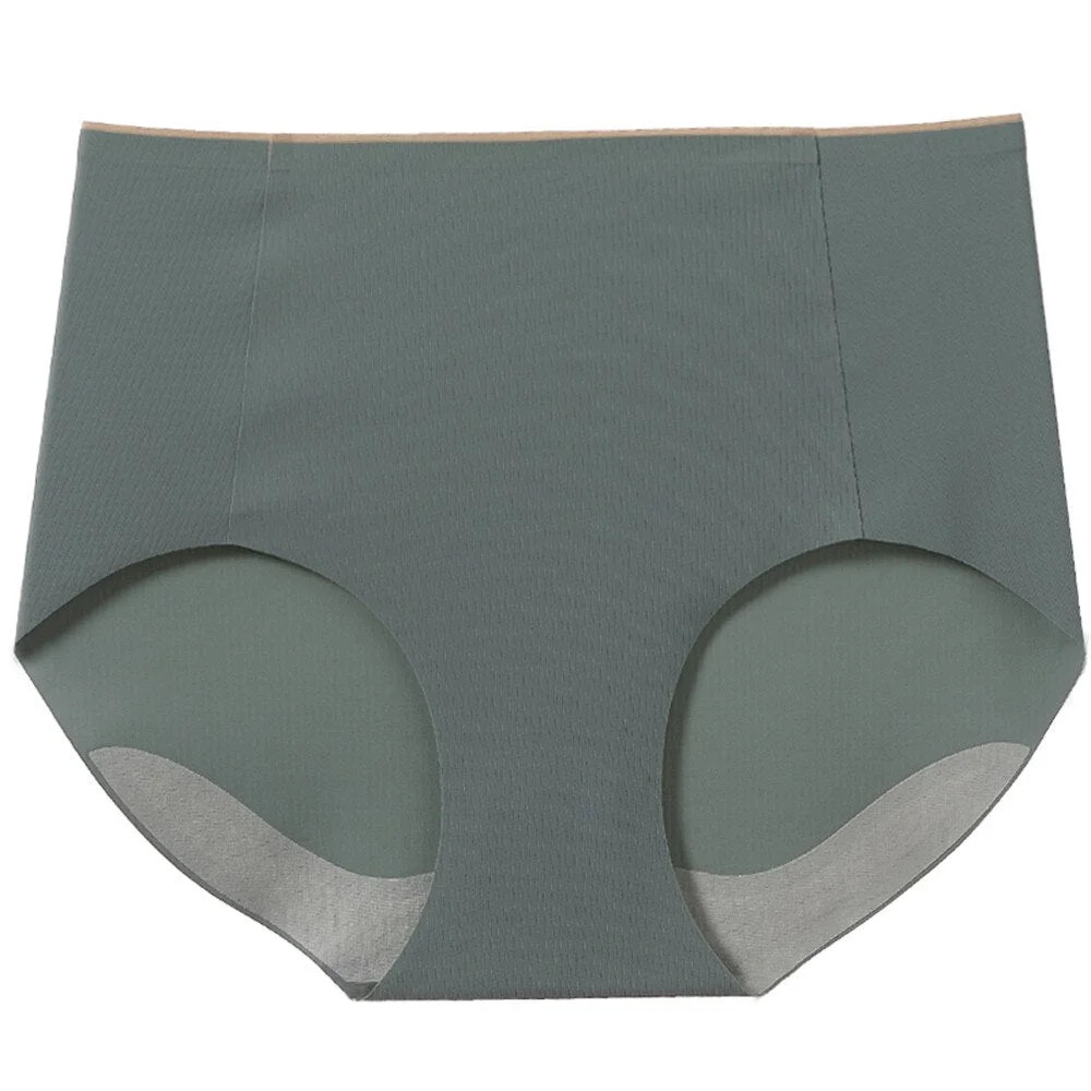 New Seamless Panties for Women High Waist Sexy Lingerie Women's Underwear Invisible Briefs Soft Solid Color Underpants Plus Size