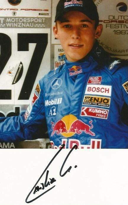 RACING DRIVER Christian Klien Formula One autograph, signed Photo Poster painting