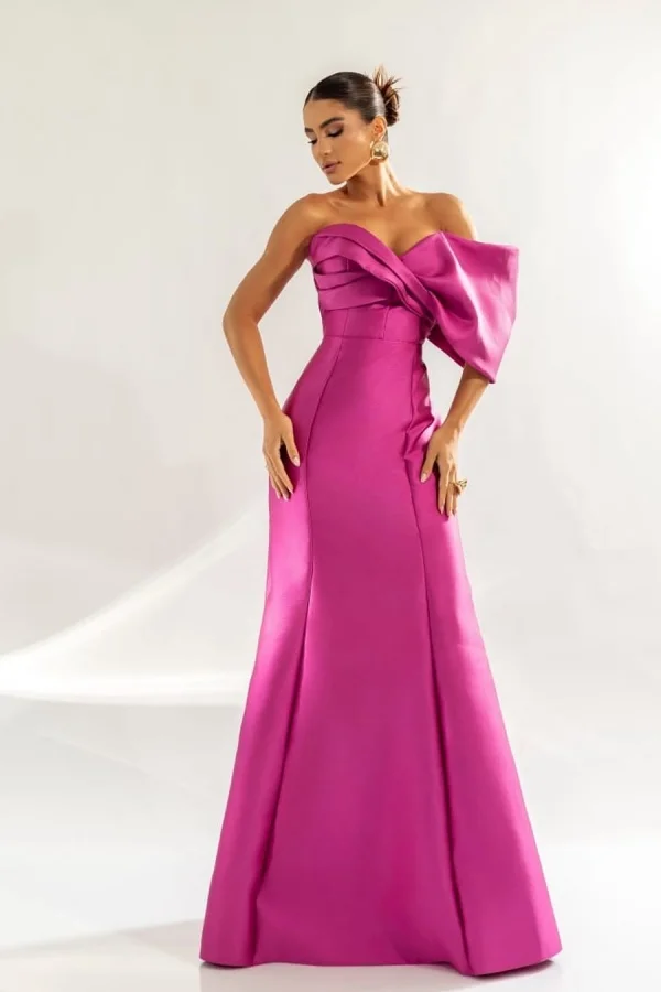 Daisda One Shoulder Long Prom Dress