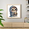 Owl - 18CT Stamped Cross Stitch 20*20cm/7.87*7.87in