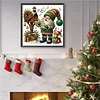 (40*40cm)Christmas Gnome - Full Round Drill Diamond Painting
