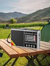 FM/AM/SW Full Band Portable Radio Battery Operated Mini Radio Receiver for Elder