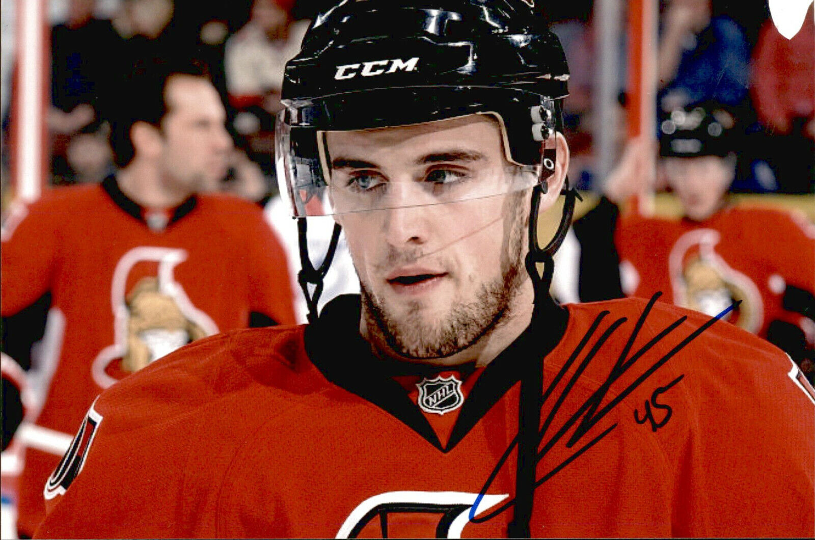 Chris Wideman SIGNED autographed 4x6 Photo Poster painting OTTAWA SENATORS