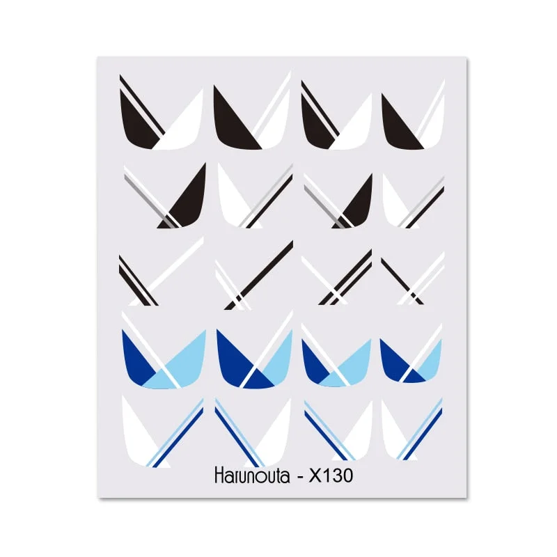 Harunouta Spring Water Nail Decal And Sticker Flower Leaf Tree Green Simple Summer DIY Slider For Manicuring Nail Art Watermark