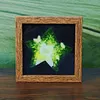 Whimsical LED Art Frame Night Light, Rechargeable Illuminated Decor