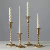 Vintage Spiral Candle Stick 5PCS Set Home Wedding Table Decor