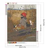 (40*50cm)Autumn Girl - Full Round Drill Diamond Painting