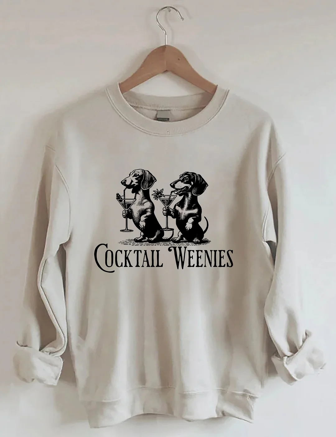 Cocktail Weenies Dachshund Sweatshirt