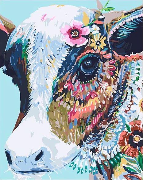 

Abstract Cow – Paint By Numbers - 40*50CM, 501 Original