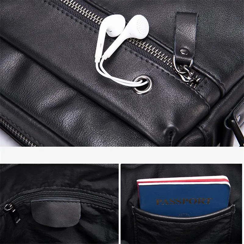 Casual Vintage Style Crossbody Packs Business Messenger Bag Shoulder Bag
