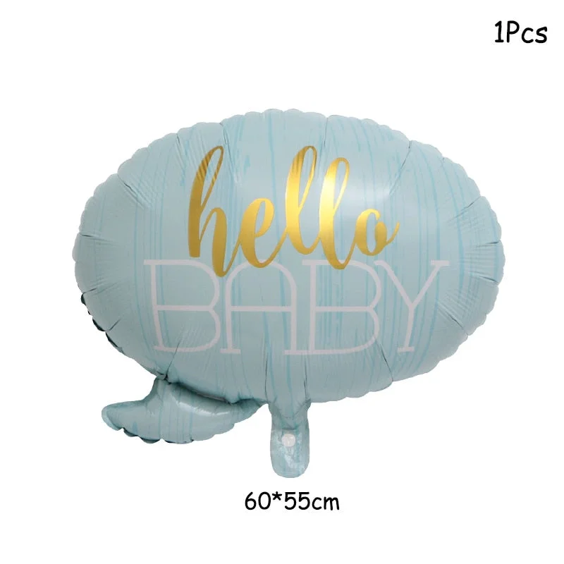 First Birthday Baby Boy Girl Party 1st Birthday Party Decoration Banner Balloons 1 One Year Old Party Baby Shower Decor Supplies