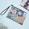 Diamond Painting Mandala Single Side PU Cosmetic Bag Ladies Clutch
