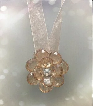 Flower Shape Curtains Tieback Magnet Curtains Buckle Curtain Accessories