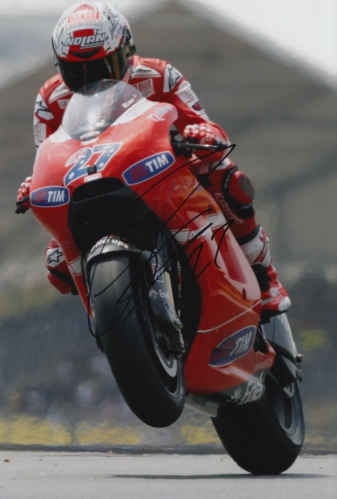 Casey Stoner Hand Signed 12x8 Photo Poster painting - Ducati MotoGP Autograph 6