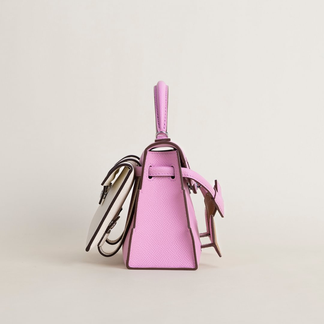 Kelly Doll Epsom X9 Mauve sylvestre/4B Biscuit/9R Lime/l2 Nata PHW