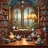 Study-11CT Stamped Cross Stitch 45*45cm/17.72*17.72in tapestrymarket