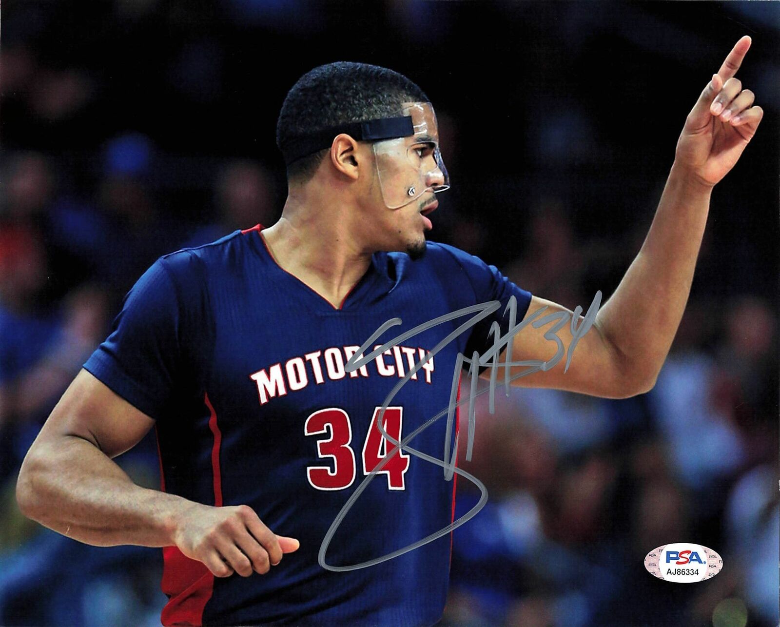 TOBIAS HARRIS signed 8x10 Photo Poster painting PSA/DNA Detroit Pistons Autographed