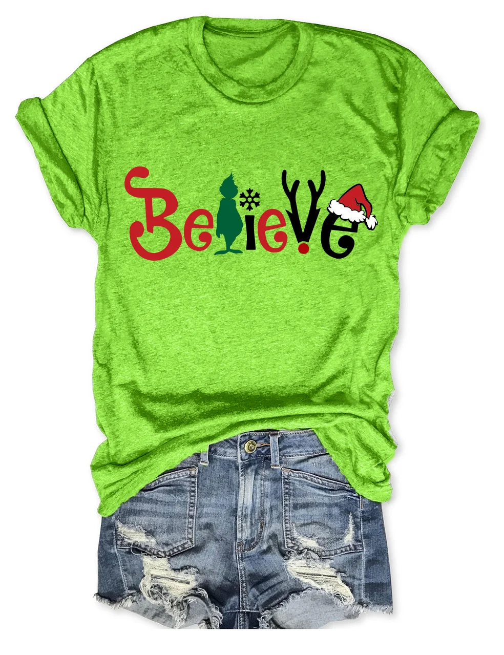 Grinch Believe Christmas T-Shirt