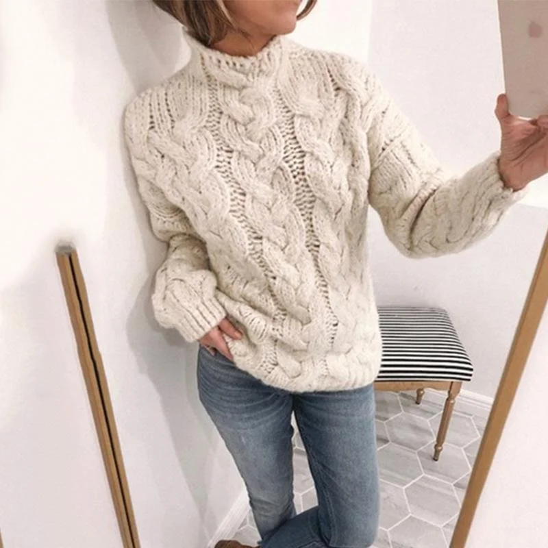 Knitted Sweater Europe America Autumn and Winter Sweater