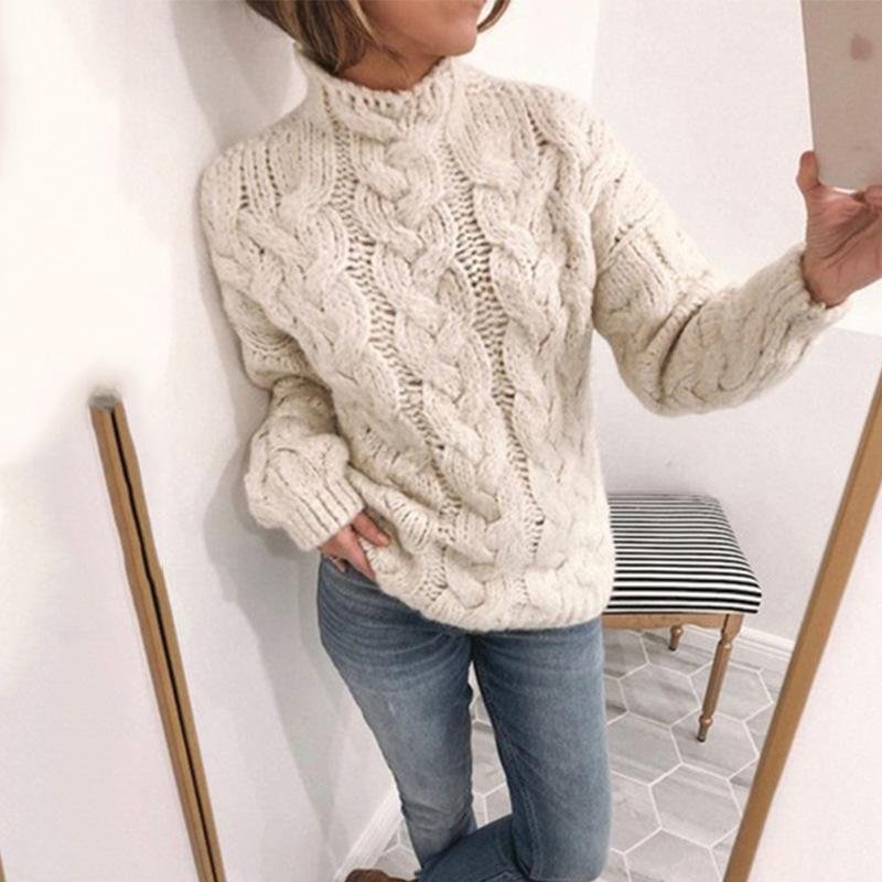 Knitted Sweater Europe  America Autumn and Winter Sweater | EGEMISS