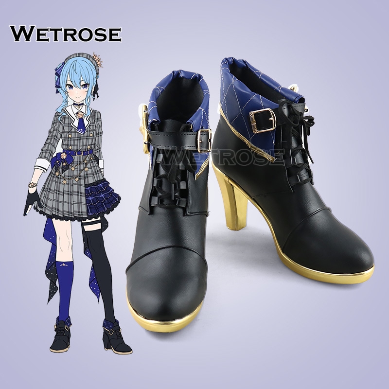 [Wetrose] Pre-Order Hosimati Suisei Hololive Vtuber Suisui Classic Holo Cosplay Props Shoes