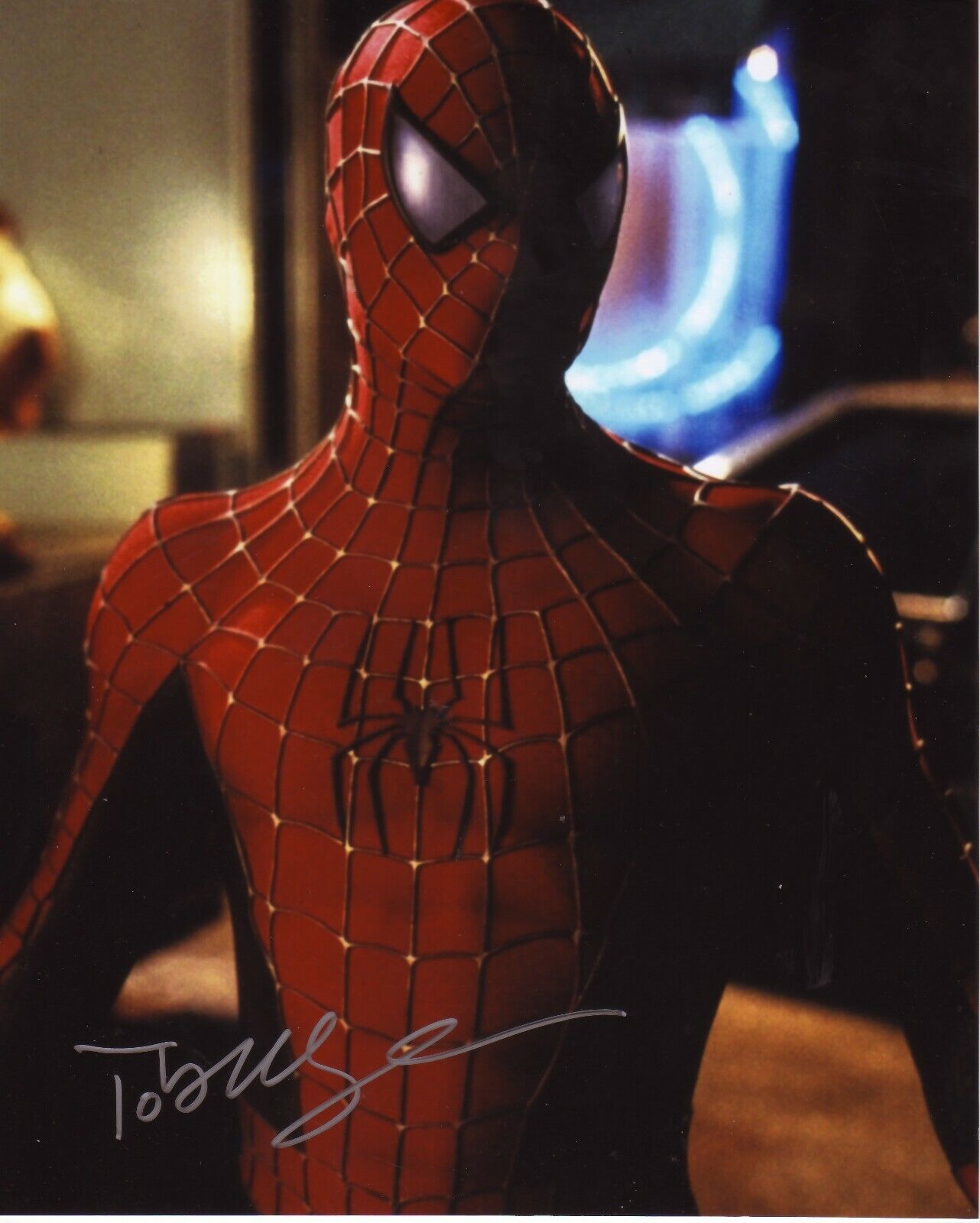 TOBEY MAGUIRE - SPIDERMAN AUTOGRAPH SIGNED PP Photo Poster painting POSTER