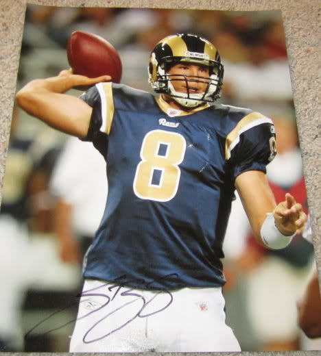 SAM BRADFORD SIGNED AUTOGRAPH ST. LOUIS RAMS 11x14 Photo Poster painting w/PROOF