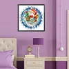 >SALE<5D DIY Full Round Drill Diamond Painting Wreath Kit Home Decoration 30x30cm