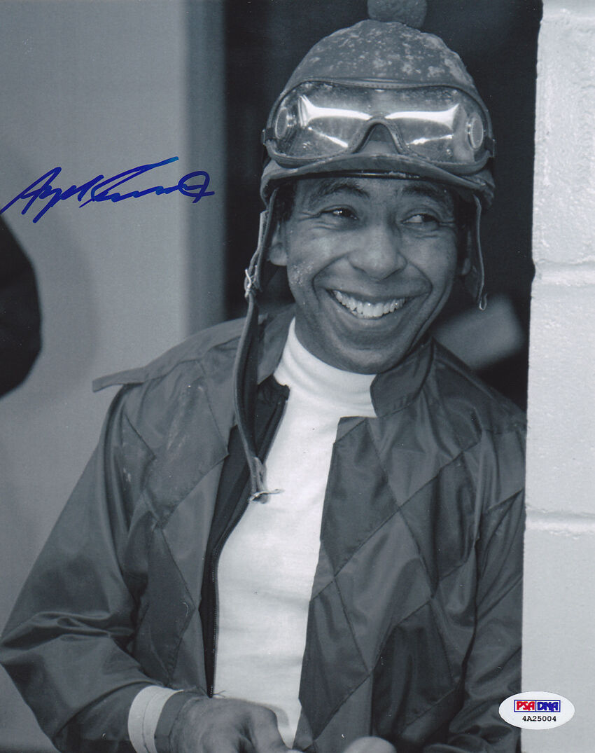 Angel Cordero SIGNED 8x10 Photo Poster painting LEGENDARY JOCKEY ITP PSA/DNA AUTOGRAPHED