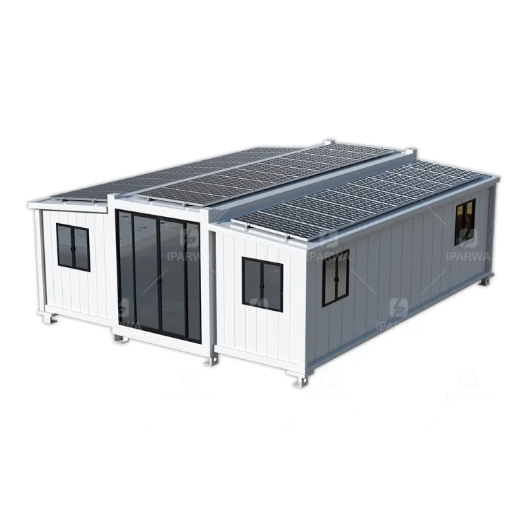 IPARWA E3 56m² Container House Prefab Expandable House With Solar Panel